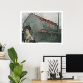 Dibble_Artworks_129_Collapsing ポスター (ホームオフィス)