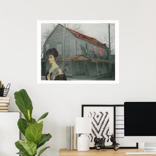 Dibble_Artworks_129_Collapsing ポスター (ホームオフィス)