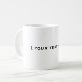 Diblancoの公式のカスタマイズ可能なマグ コーヒーマグカップ (正面左)