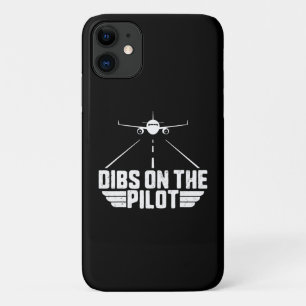 Dibsオンパイロット航空航空機飛行機ガールフレンド iPhone 11 ケース