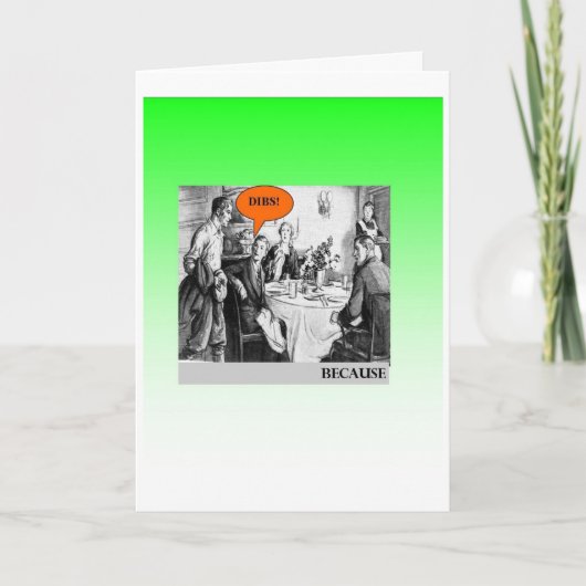 Dibs誕生日カード カード (正面)