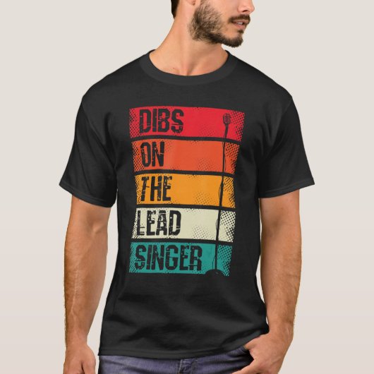 Dibs On The Lead Singer Theater Song Orchestra Kar Tシャツ (正面)