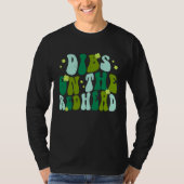 Dibs On The Redhead Drinking St Patricks Day Retro Tシャツ (正面)