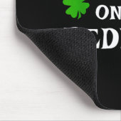 Dibs On The Redhead Funny St Patrick's Day Irish G マウスパッド (コーナー)