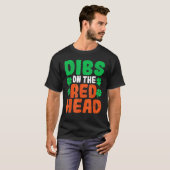 Dibs On The Redhead Irish Shamrock St Patrick's Da Tシャツ (正面フル)