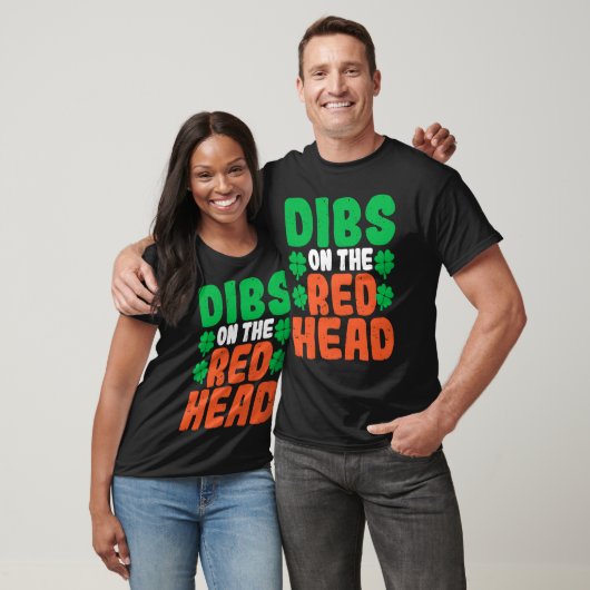 Dibs On The Redhead Irish Shamrock St Patrick's Da Tシャツ (ユニセックス)