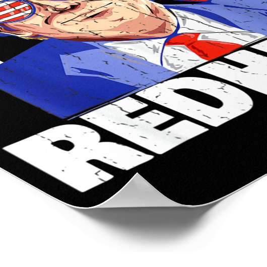 Dibs On The Redhead Shirt Funny St Patricks Day Pr ポスター (角)