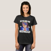 Dibs On The Redhead Shirt Funny St Patricks Day Pr Tシャツ (正面フル)