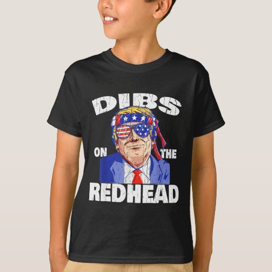 Dibs On The Redhead Shirt Funny St Patricks Day Pr Tシャツ (正面)