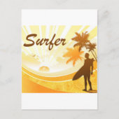dibujo-surf_7 ポストカード (正面)
