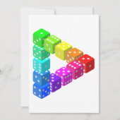 Dice Triangle Invitations 招待状 (正面)