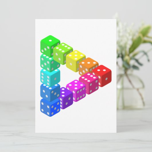 Dice Triangle Invitations 招待状 (スタンド正面)