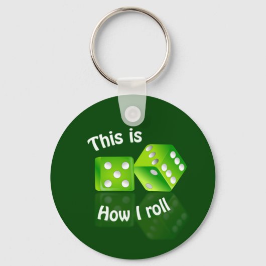 Dicesキーチェーン キーホルダー (正面)