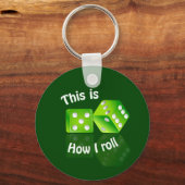 Dicesキーチェーン キーホルダー (正面)