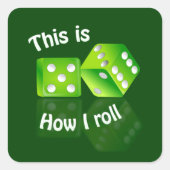 Dicesシール スクエアシール (正面)