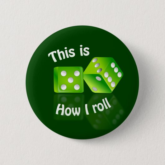Dicesボタン 缶バッジ (正面)