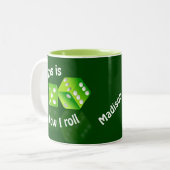 DICES名前をカスタムするギャンブラマグ ツートーンマグカップ (正面左)