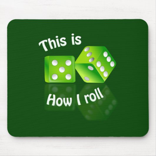 Dices mousepad マウスパッド (正面)