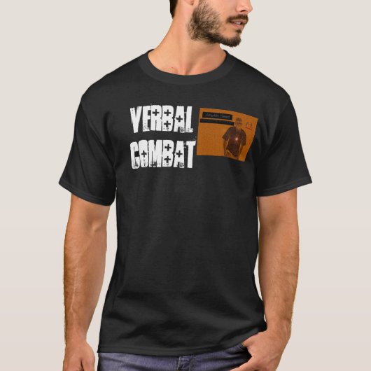 Diciplineは名誉、ことばによる戦闘です Tシャツ (正面)