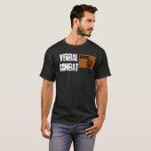 Diciplineは名誉、ことばによる戦闘です Tシャツ (正面フル)