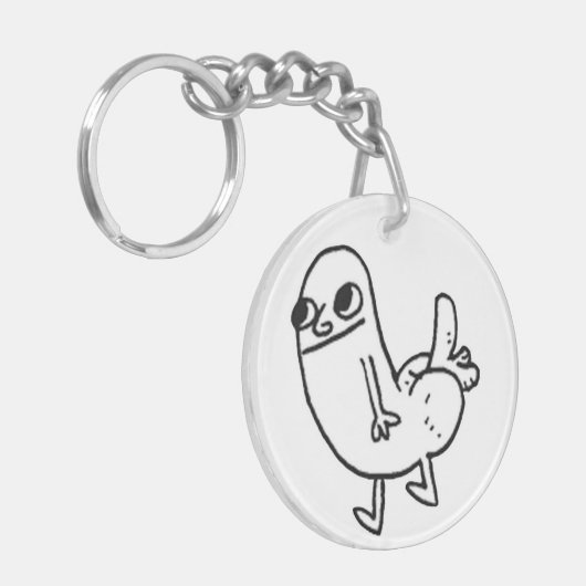 Dickbuttのkeychain (両面) キーホルダー (正面左)