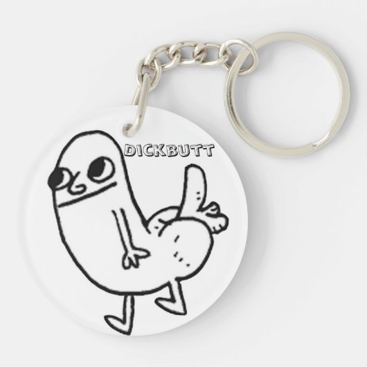 Dickbuttのkeychain (両面) キーホルダー (裏面)