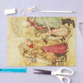 Dickenのクリスマスキャロルのティッシュペーパー7 薄葉紙 (クラフト)