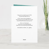 Dickenの物語の芸術のクリスマスカード シーズンカード (裏面)