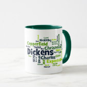 Dickensの小説の雲のマグ マグカップ (正面右)