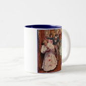 Dickensクリスマスキャロルのパーティー用のゲーム ツートーンマグカップ (正面右)