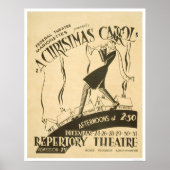 Dickens Christmas Carol 1938 WPA ポスター (正面)