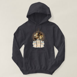 Dickens' Copperfield Quote Gold Blue Hoodie パーカ