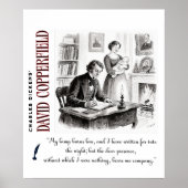 Dickens' David Copperfield Art Quote about Agnes ポスター (正面)
