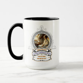 Dickens' David Copperfield Black Mug マグカップ