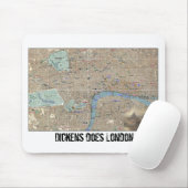 Dickens London Map Mousepad マウスパッド (マウス)