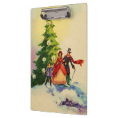 Dickens style Christmas illustration クリップボード (左)