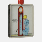 dickoryヒッコリー波止場! マウスは時計の上で走りました メタルオーナメント (右)