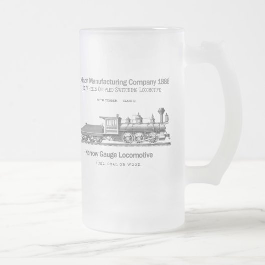 Dicksonの切換え機関車1886年 フロストグラスビールジョッキ (右)