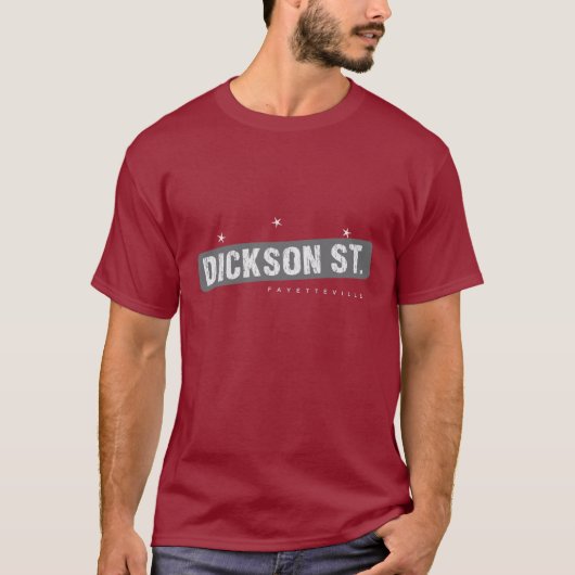 Dicksonの通りフェーエットビルアーカンソー Tシャツ (正面)