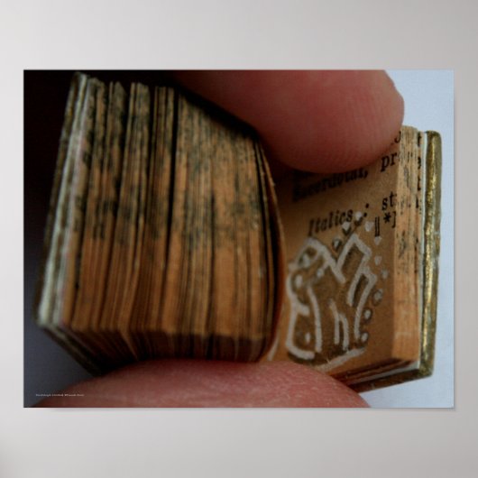 DicofrAngleミニチュアブックタイトルなしスケッチポスター ポスター (正面)