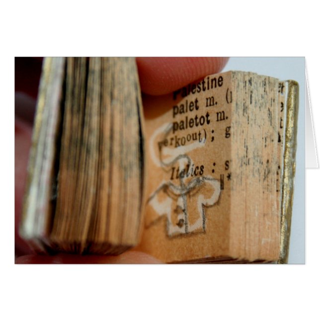 DicofrAngleミニブックジャケットスケッチカード (正面横)