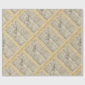 "Dictionary信じページのラッピング紙 ラッピングペーパー (フラット)