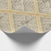 "Dictionary信じページのラッピング紙 ラッピングペーパー (角)