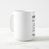 Dictionary.comの朝のマグ コーヒーマグカップ (正面左)