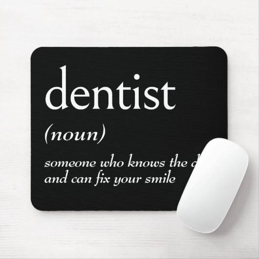 Dictionary Definition For DENTIST マウスパッド (マウス)