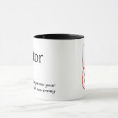 Dictionary Definition For DOCTOR マグカップ (中央)