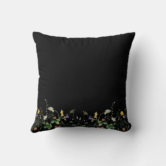 Dictionary Definition For FRIEND With Wildflowers クッション (裏面)