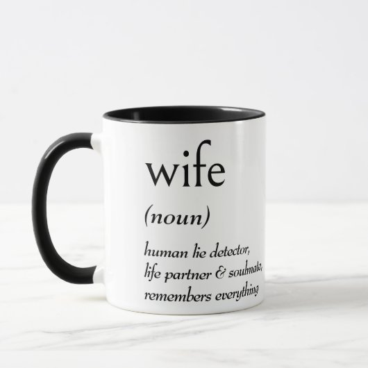 Dictionary Definition for WIFE マグカップ (左)