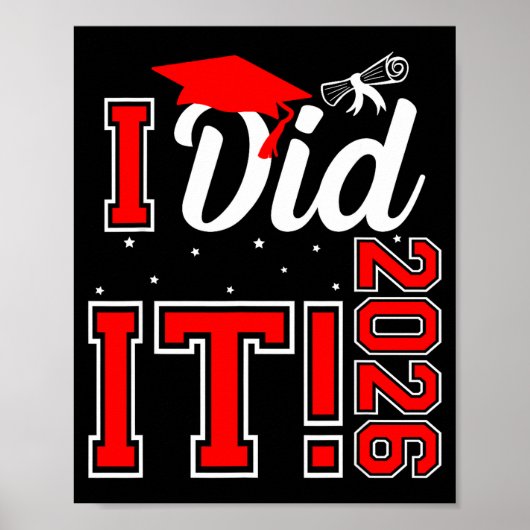 Did graduation 2026 graduate class of 2025 senior ポスター (正面)