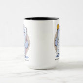 Did One Thing Retiring Now – Funny Burnout Humor マグカップ (中央)